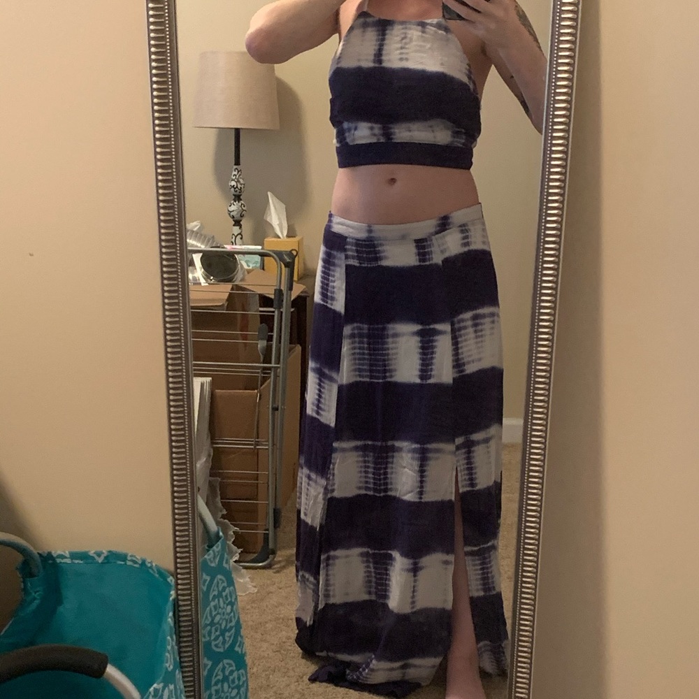 🌸3/$10 - 2 Piece Boho Boutique Tie Dye Dress NWT